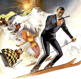 James Bond Ski Chase